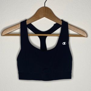 Black Racerback Sports Bra